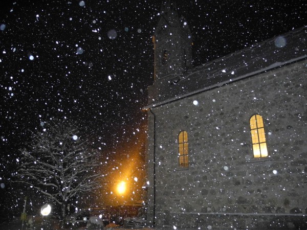 Winterliche Abendstimmung