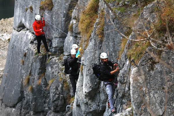 Klettersteig am Gosausee