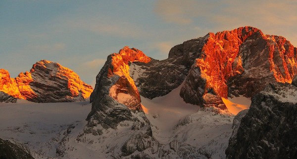 Dachstein  - Abendsonne