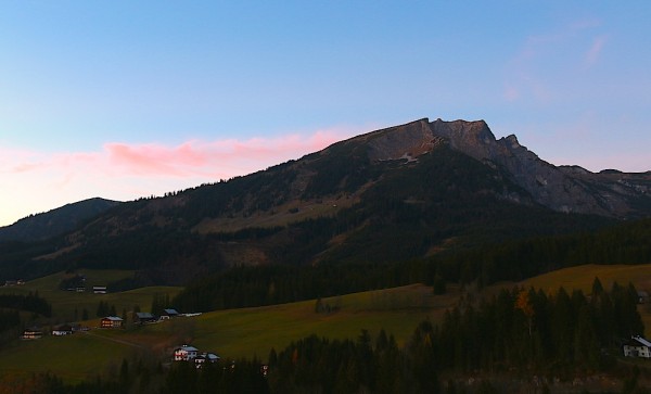 Russbach - Abendrot