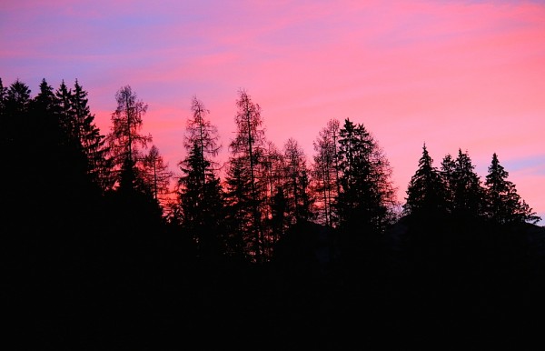 Russbach - Abendrot