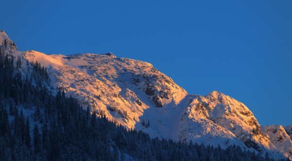 Russbach Berge Balkonblick