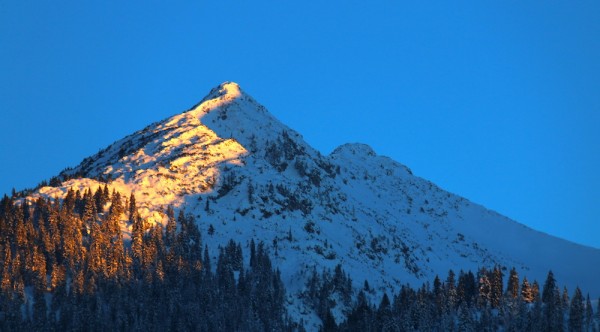 Russbach Berge Balkonblick