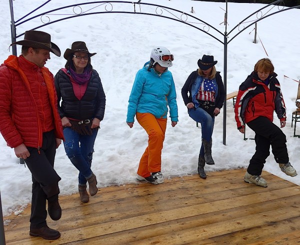 Line Dance auf der Hornhütte