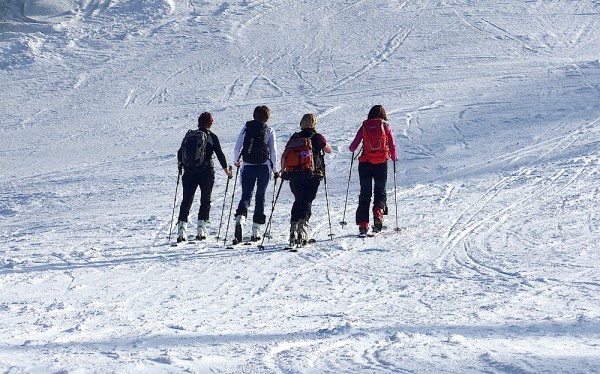Skitourengehen auf den Hornspitz