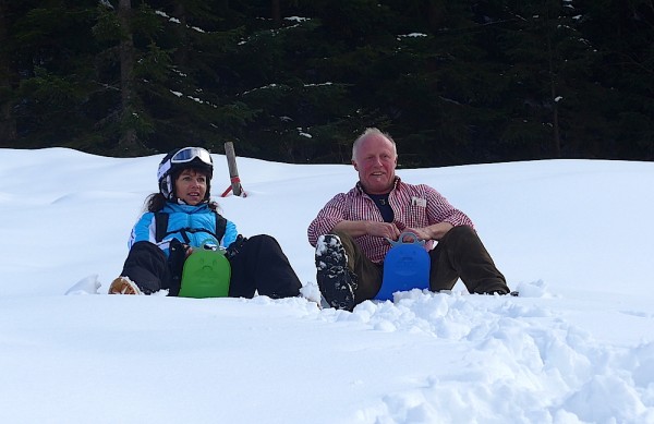 Spass im Schnee - Ostern