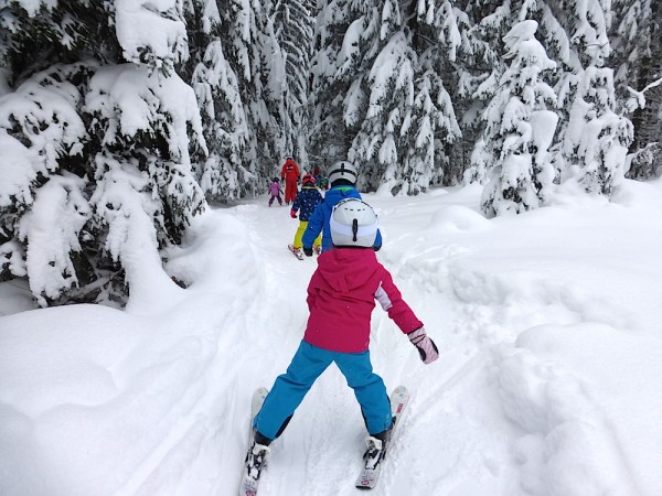 Skifahren lernen Russbach