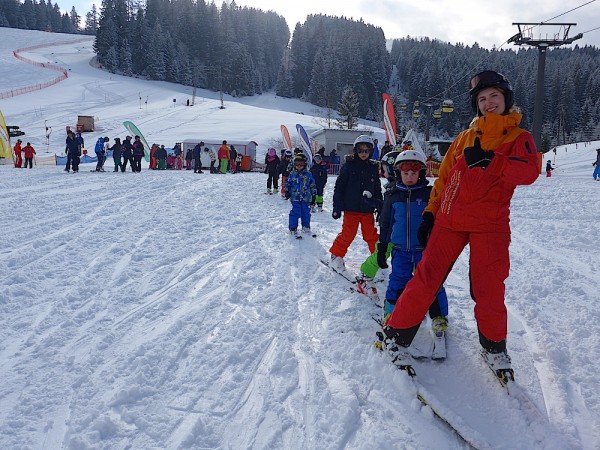 Skifahren lernen Russbach
