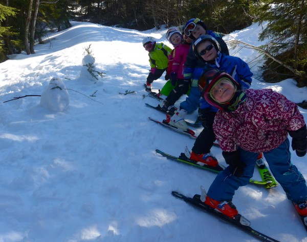 Skifahren lernen